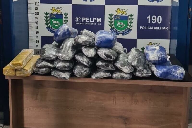 Imagem de compartilhamento para o artigo Moradora de Paraíso das Águas é presa com drogas em ônibus com destino a Costa Rica da MS Todo dia